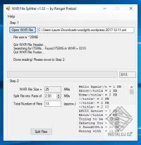 WXR File Splitter