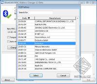 Bluetooth MAC Address Changer