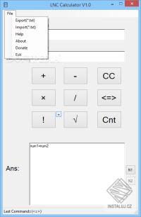 LNC calculator