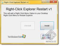 Right-Click Explorer Restart