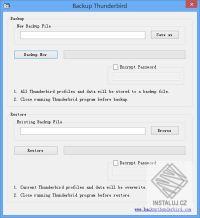 Backup Thunderbird