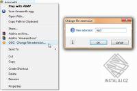 Change File Extension Shell Menu