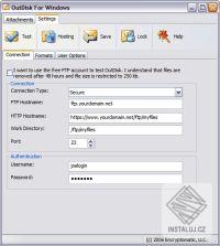 OutDisk FTP for Outlook