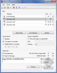 Hexonic PDF Split and Merge