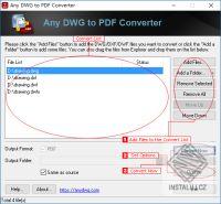 Any DWG to PDF Converter PRO