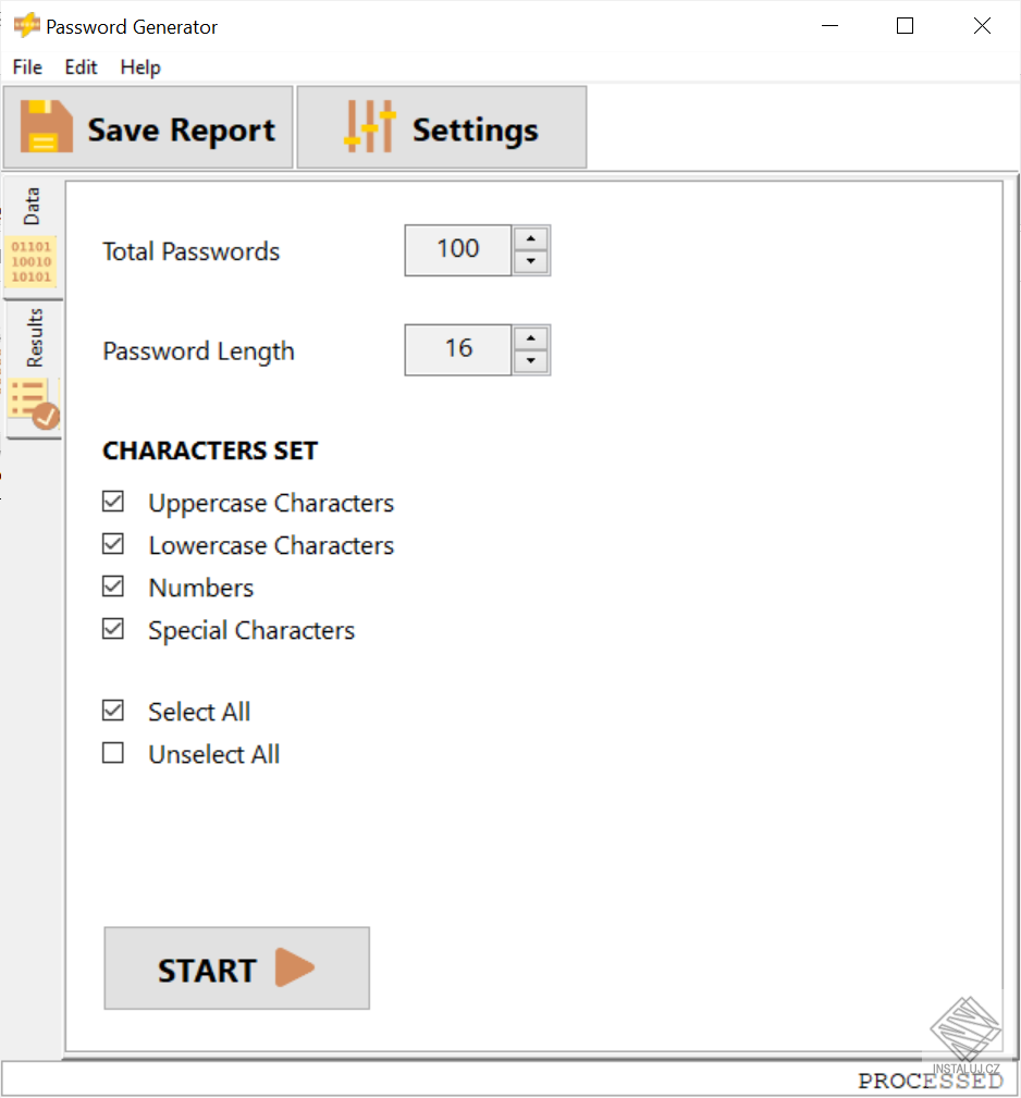 Metamorphosec Password Generator