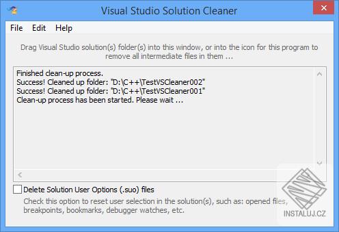 Visual Studio Solution Cleaner