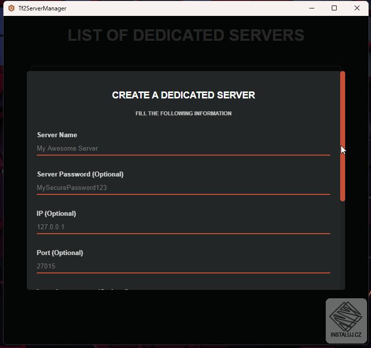 TF2 Server Launcher