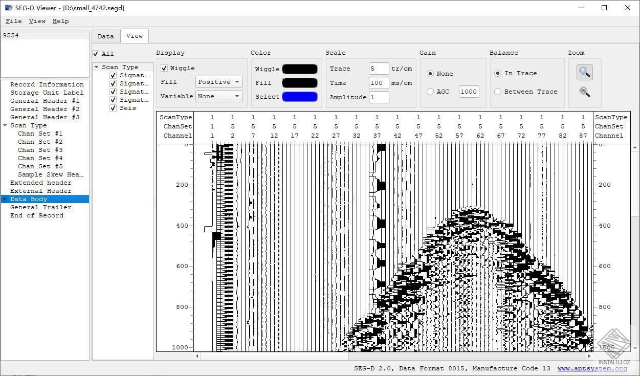 SEG-D Viewer