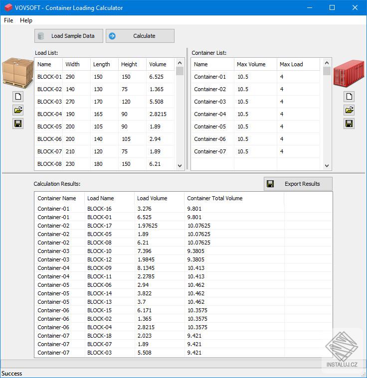 Container Loading Calculator