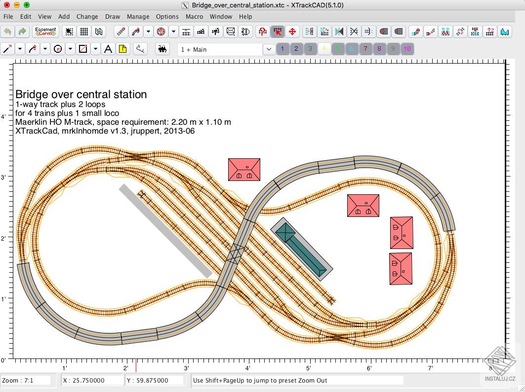 XTrackCAD Model RR Track Planner