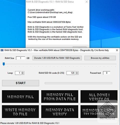 RAM & SSD Diagnostic