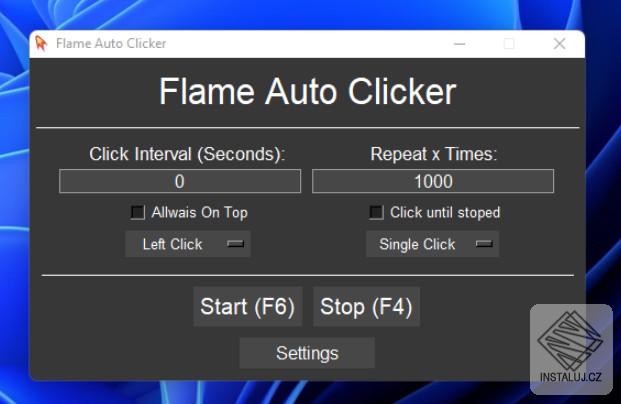 Flame Auto Clicker