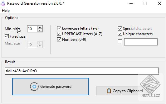 WDZSoft Password Generator