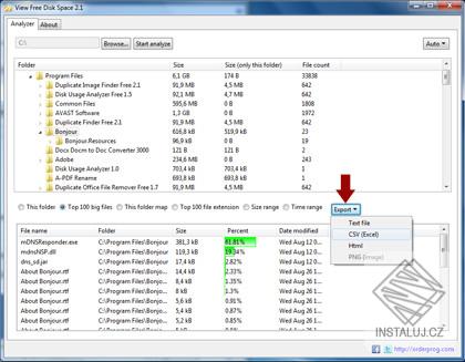 View Free Disk Space