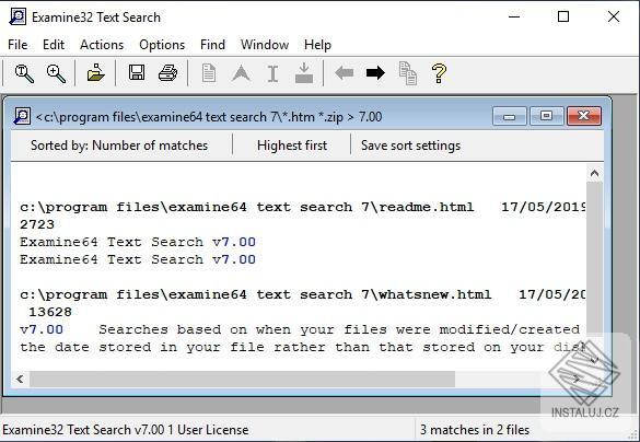 Examine32/Examine64 Text Search