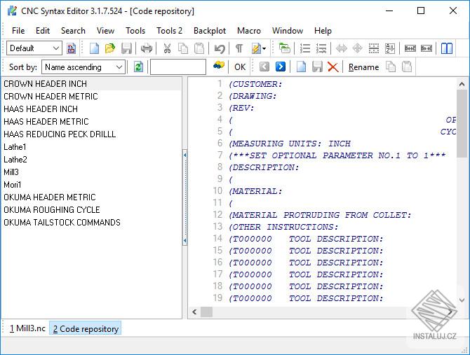 CNC Syntax Editor