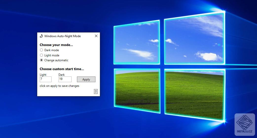 Windows Auto-Night Mode