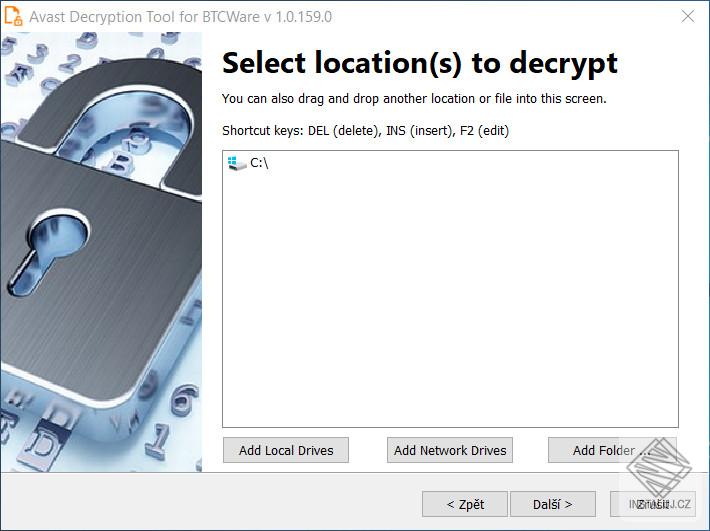 Avast Decryption Tool for BTCWare