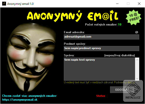 Anonymný email