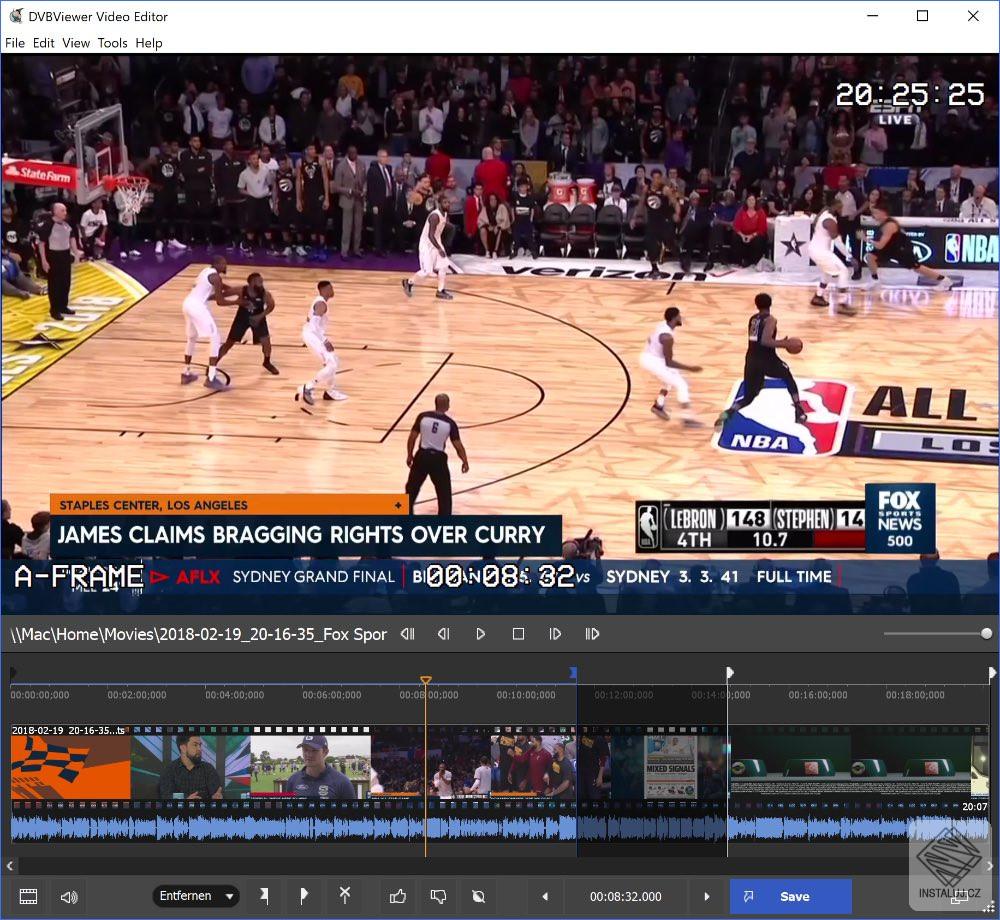 DVBViewer Video Editor