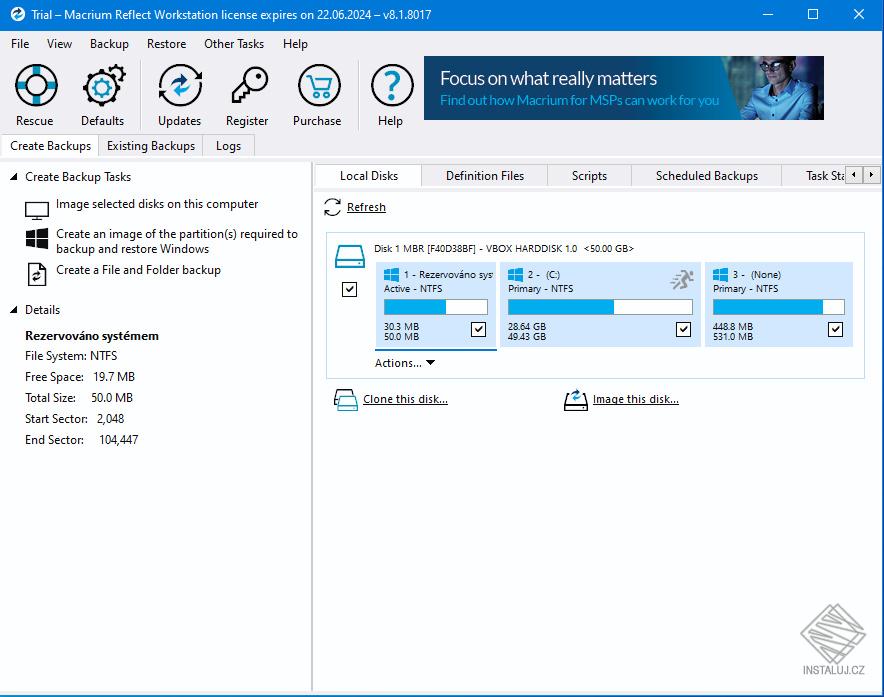 Macrium Reflect Workstation