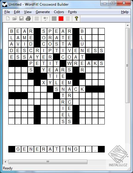 WordFit! Crossword Builder