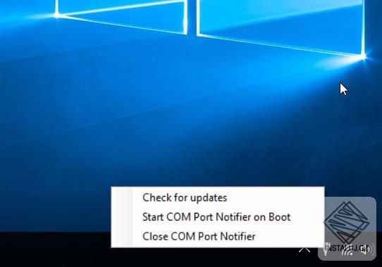 COM Port Notifier