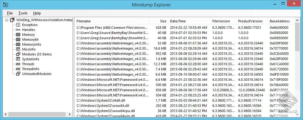 Minidump Explorer