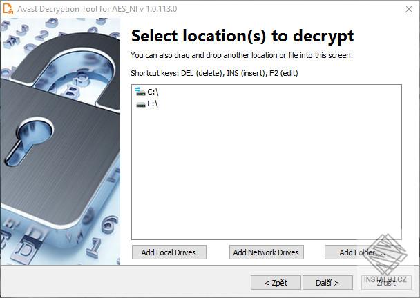 Avast Decryption Tool for AES_NI Ransomware