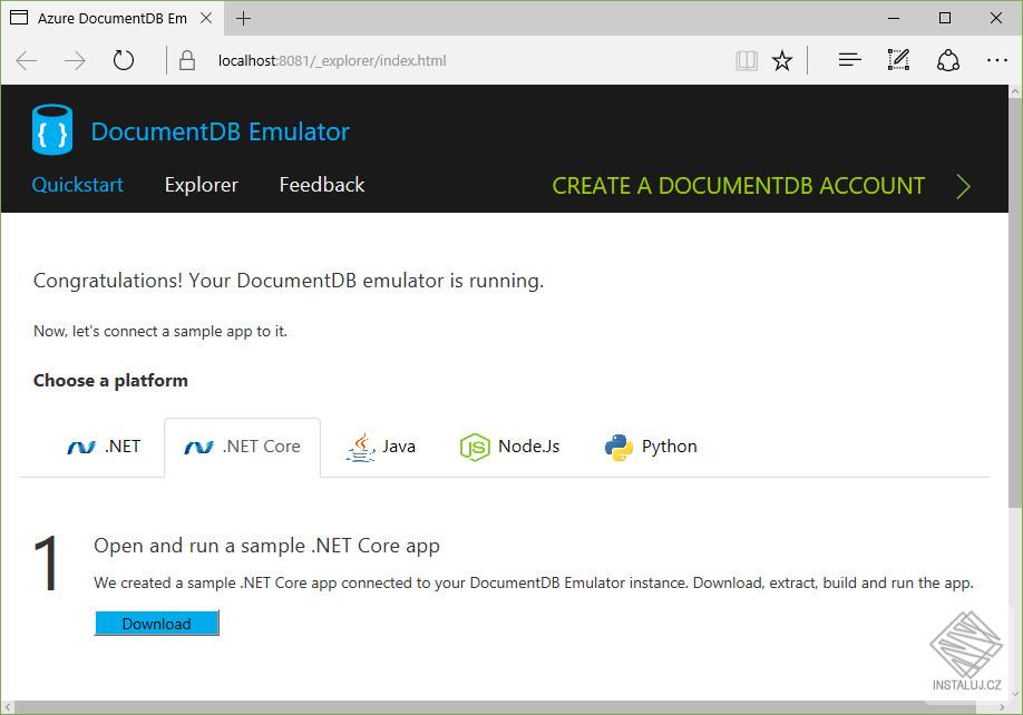 Azure DocumentDB Emulator