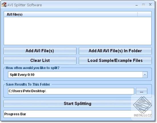 AVI Splitter Software