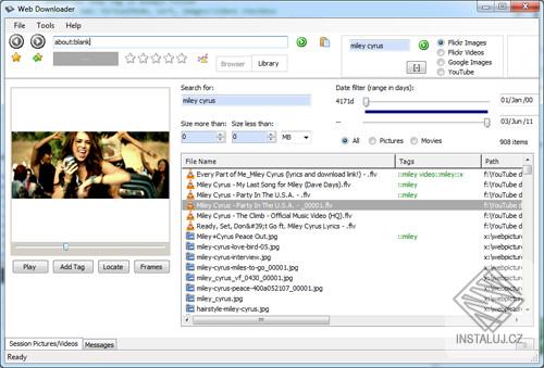 Saleen Web Downloader