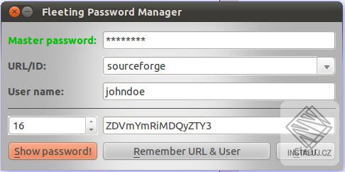 Fleeting Password Manager