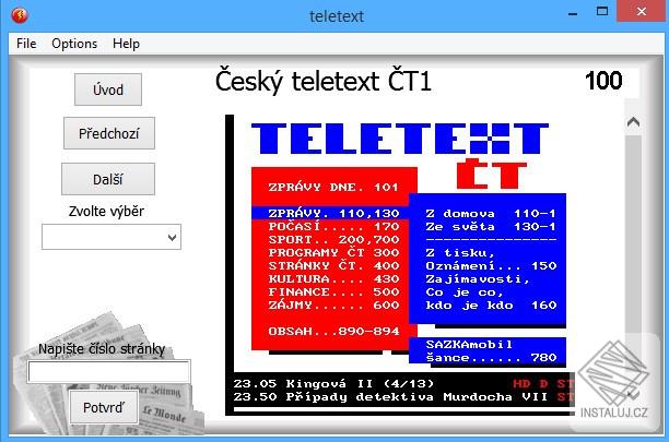 Teletext pod Windows