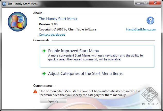 Handy Start Menu