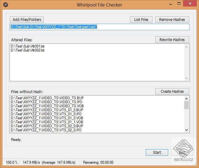 Whirlpool File Checker