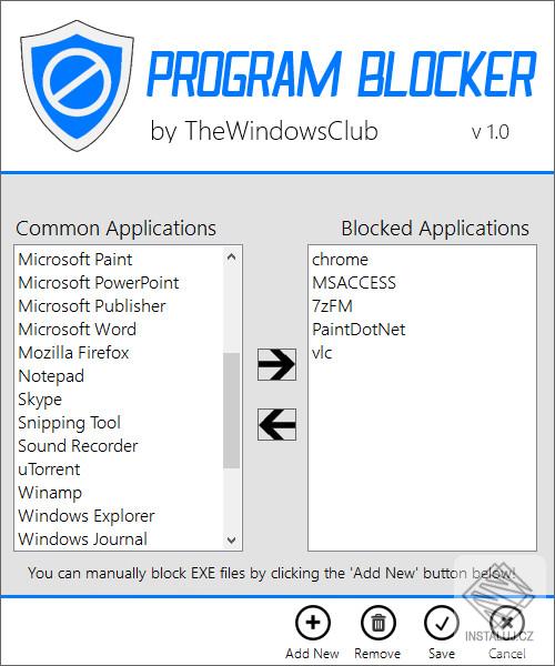 Program Blocker