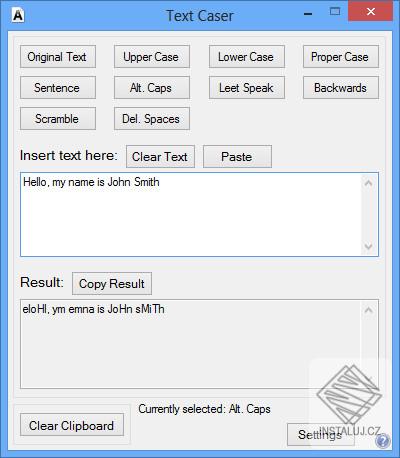 Text Caser