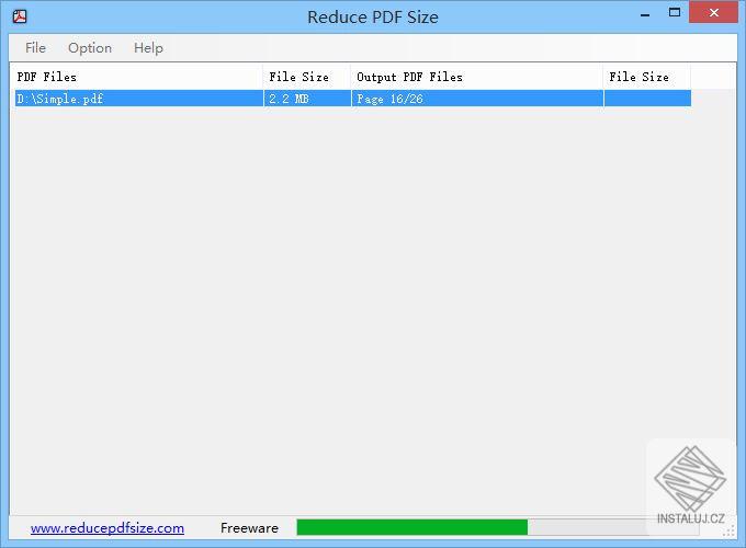 Reduce PDF Size