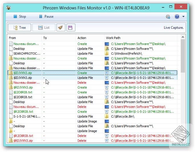 Phrozen Windows File Monitor