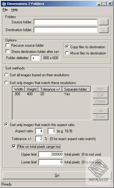 Dimensions 2 Folders