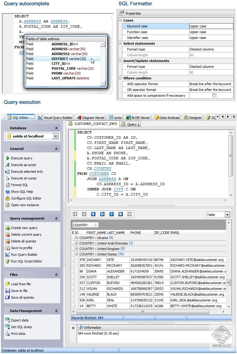 MaxDB Code Factory