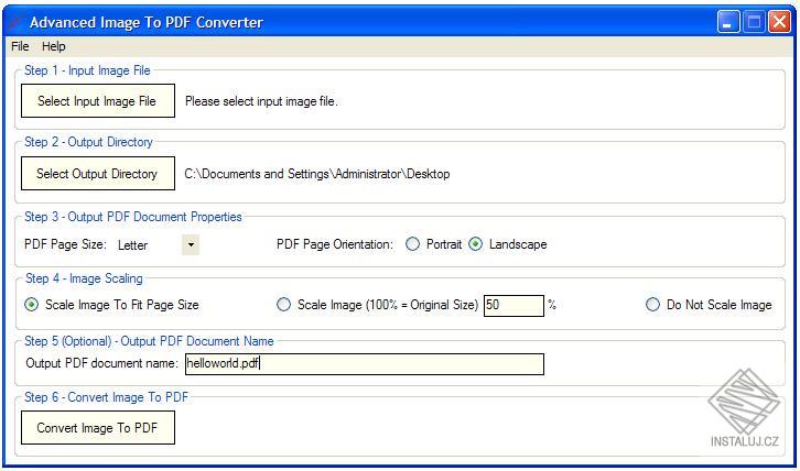 Advanced Image to PDF converter