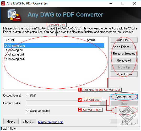 Any DWG to PDF Converter PRO